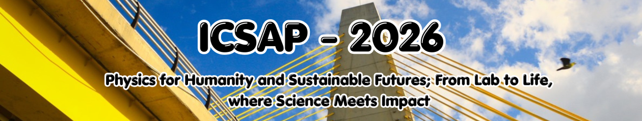 International Conference on Science and Applied Physics (ICSAP), Pekanbaru, Indonesia, Oktober 16-17, 2026